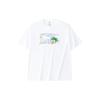 Logo Print Casual Round Neck Short Sleeve T-Shirt Men Tops White 952428114-1