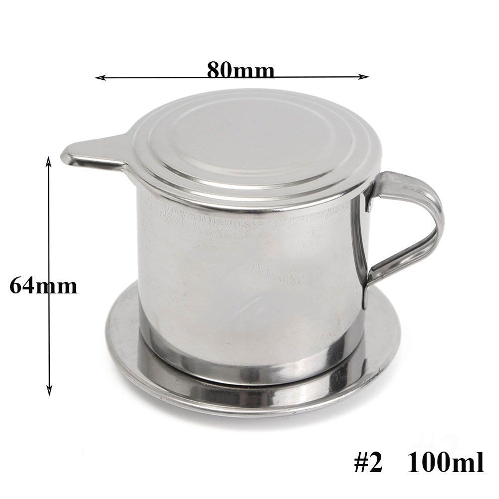 Ситечко Портативная кружка Чашка Капельный фильтр Кофеварка Инфузор Нержавеющая сталь Вьетнамский кофе
