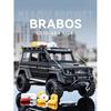 Масштаб 1/24 Mercedes-Benz G550 4X4 Модифицированная версия Внедорожник Литая модель автомобиля Звук Свет Инерционный автомобиль Украшения для ТВ-тумбы Подарок