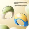 Мягкая шапочка для детского душа, регулируемая шапочка для мытья волос для детей, защита ушей, безопасный детский шампунь, защитный чехол для душа для купания