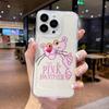 Милый Чехол для Телефона Розовые Пантеры для iPhone 17 Air 16 15 14 Plus 13 12 11 Pro Max X Xs XR 8 e Мягкий Прозрачный Чехол из ТПУ