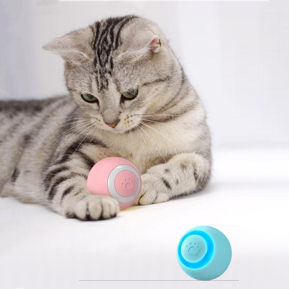 Автоматический интеллектуальный гравитационный мяч для домашних животных, силиконовый движущийся гравитационный мяч для домашних животных, самостоятельный Hi