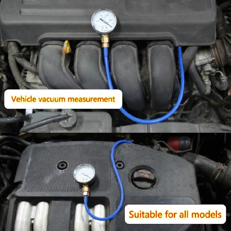 Набор для тестирования противодавления выхлопных газов автомобиля Манометры Инструмент для тестирования Насос для топлива Вакуумметры Тестер давления