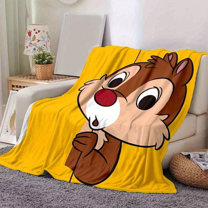 1pc. Cartoon Chipmunk Blanket, Seasonal Universal, Home Decoration, Throw Blanket, Soft Flannel Throw Blanket, Versatile & Cozy for Bedroom,