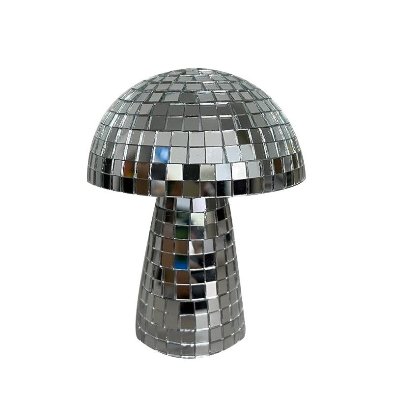 Mushroom Disco Ball Mirror Ornaments