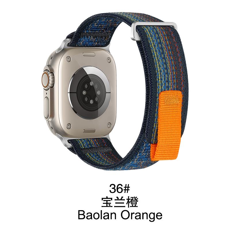 Adjustable Nylon Elastic Smart Watch Bands for Apple Series 10 42mm to Fit 38mm 40mm 41mm 44mm 45mm 46mm 49mm