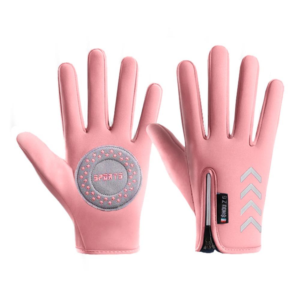 Cold Wingproof Warm Kids Gloves with Zipper Bicycle Sports Mittens  Kids Gift