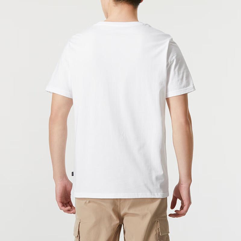 Puma Футболка с коротким рукавом для бега и фитнеса с американским принтом, мужская белая 682151-02