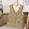 Down Cotton Vest Women's Down Vest New Autumn and Winter Thickened Down Cotton Inner Wear Waist