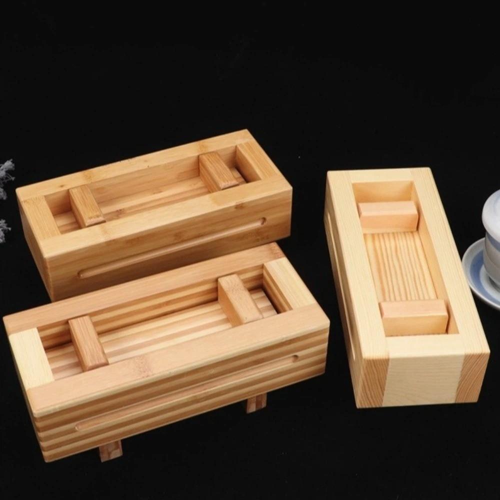 Wooden Sushi Press Mold Portable Rice Mold Rice Mold Box Thousand Layer Sushi Mold  Handmade