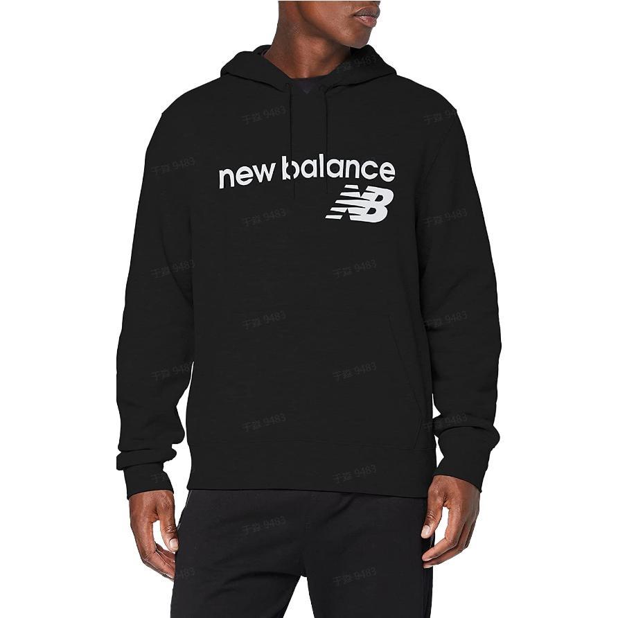 New Balance Classic Core Fleece Crew Top Asia Sizing 'Black White' Men's MT03910-BK