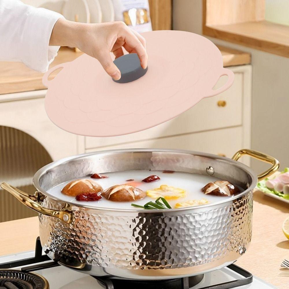 5Pcs Sealed Food Fresh Cover Anti-spill Tableware Pot Lid Universal Fresh Keeping Cover  Plates