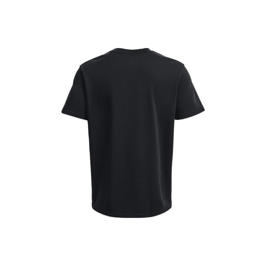 Under Armour Curry Letter Print Crew Neck Short Sleeve T-Shirt Men Tops Black 1376808-001