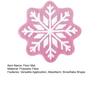Christmas Snowflake Bathroom Rug Fuzzy Snowflake Absorbent Floor Mat Machine Washable Non Slip Bathtub Rug for Shower Entrance Kitchen Decor