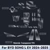 Для BYD SONG L EV 2024 2025 TPU Пленка для экрана автомобильной навигации Защитная наклейка на коробку передач Антицарапины Аксессуары для интерьера