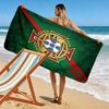 Portuguese Heritage Emblem beach towel Outdoor camping Portable for travel Outdoor pool towel Absorbent bath towel swim beach towel