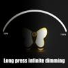 Беспроводной датчик ночник перезаряжаемый магнитный присоска спальня лампа 3-режимный диммируемый бабочка свет для прохода крыльцо прихожая