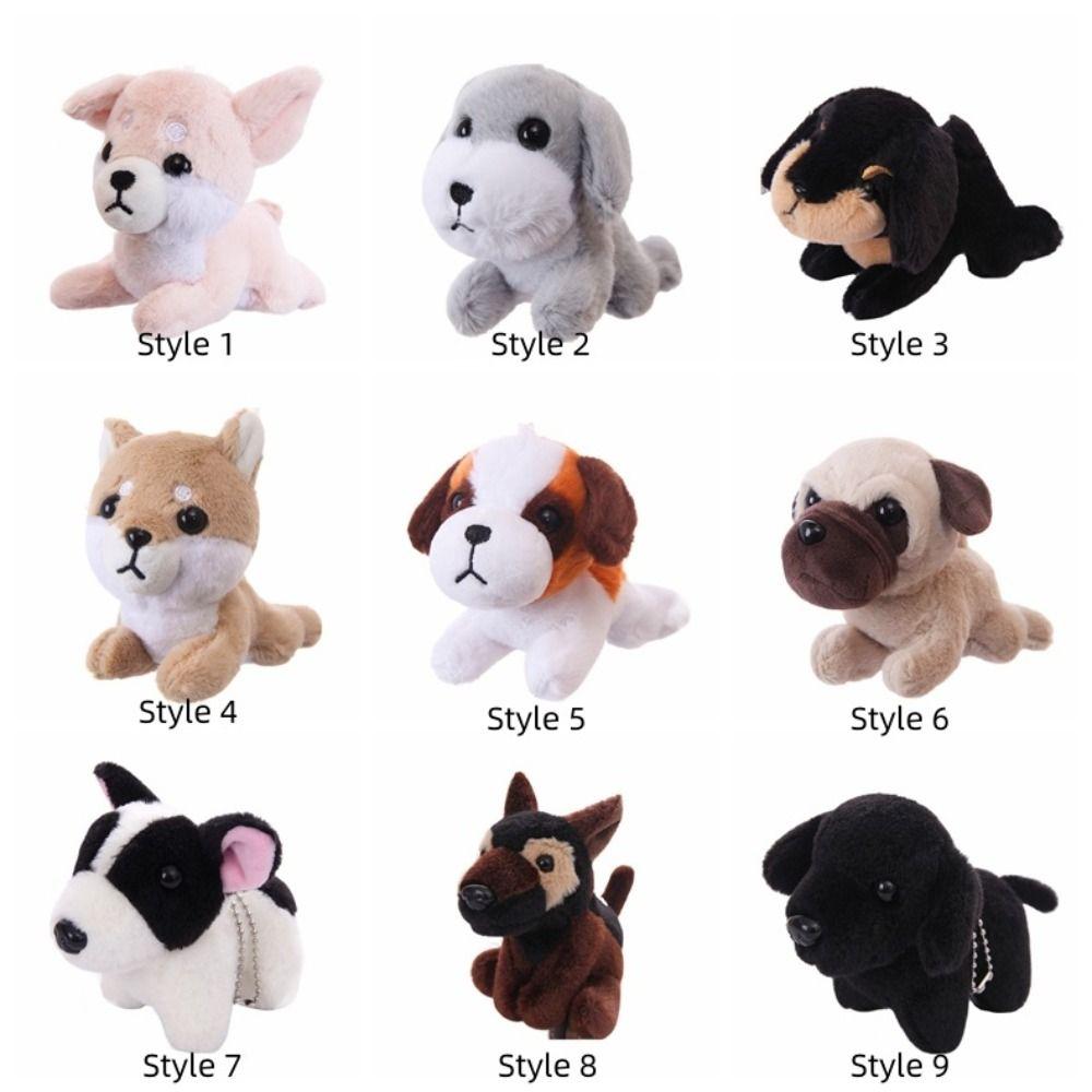 Брелок-подвеска Щенок Плюшевый Брелок Украшение Плюшевая Кукла Собака Ювелирное Изделие Подарок Подвеска Собака Рюкзак