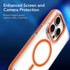 Case for iPhone 16 Pro max Magsafe Wireless Charging Case for iPhone 16 Plus Magnetic Metal Lens Frame Buttons Transparent Cover