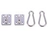 2Sets Ceiling Wall Mount U-Shaped Hooks Stainless Steel Heavy Duty Hammock Base