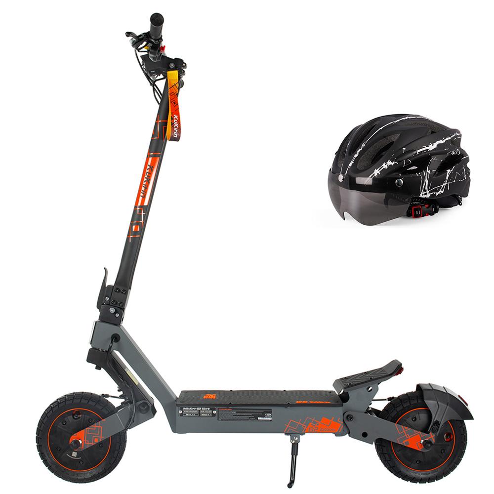 Электросамокат Kukirin G2 Ultra 10-дюймовое колесо Мотор 800 Вт x 2 Двойные дисковые тормоза 48 В 18 Ач Светодиодный дисплей Складной электросамокат Макс. нагрузка 120 кг
