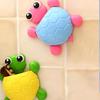 1 шт. - Милая подставка для хранения зубных щеток в форме черепахи, настенная перфорированная дренажная полка для ванной комнаты, аксессуары для ванной комнаты