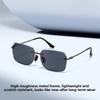 2026 Ultra Light Frameless Metal Sunglasses Polarized Driving Outdoor Fishing Glasses UV Protection Eyewear for Men Women