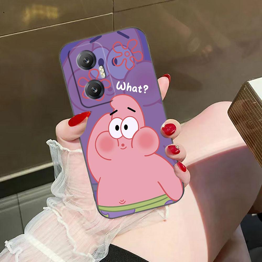 P-Patrick Star S-Spongebob Cover Phone Case For Infinix HOT 60 50 10 10I 10S 11 12 12I 20I 20S 30I ZERO X 20 30 40 Silicone Case