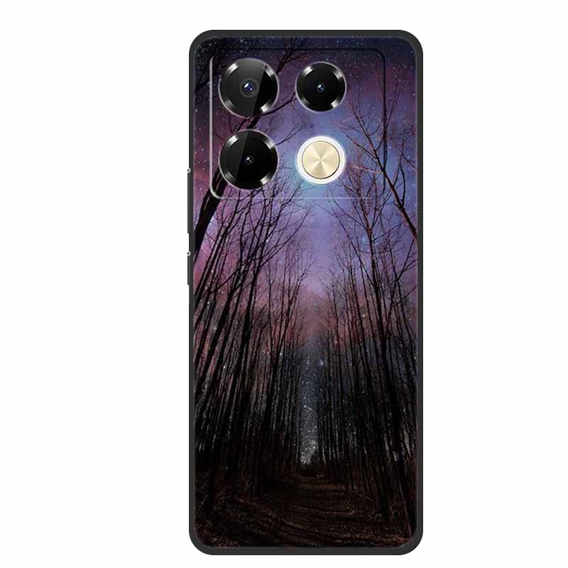 Чехол для Infinix Note 40 Pro 4G, мягкий силиконовый задний чехол из ТПУ для телефонов Infinix Note40 X6850 X6853, оригинальный цветной Capa