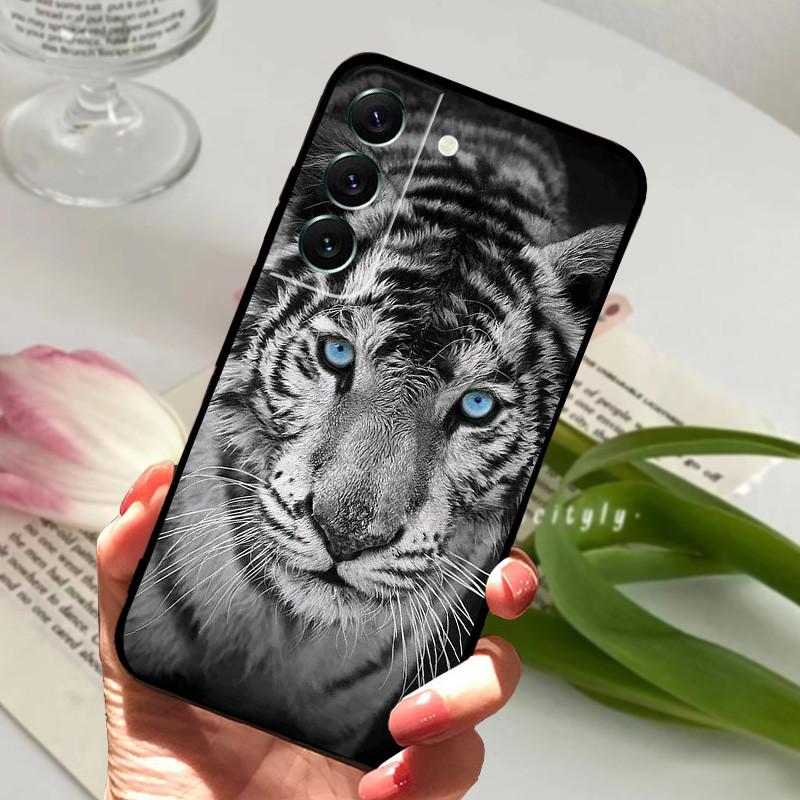 Чехол для Samsung S22 Fundas S22 Plus 5G Мягкая силиконовая крышка для телефона для Samsung Galaxy S22 Ultra S22+ Черный матовый бампер