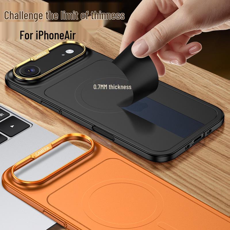 iPhone17 MagSafe Однотонный Air-кейс: Шелковистая Ультратонкая Беспроводная Модель