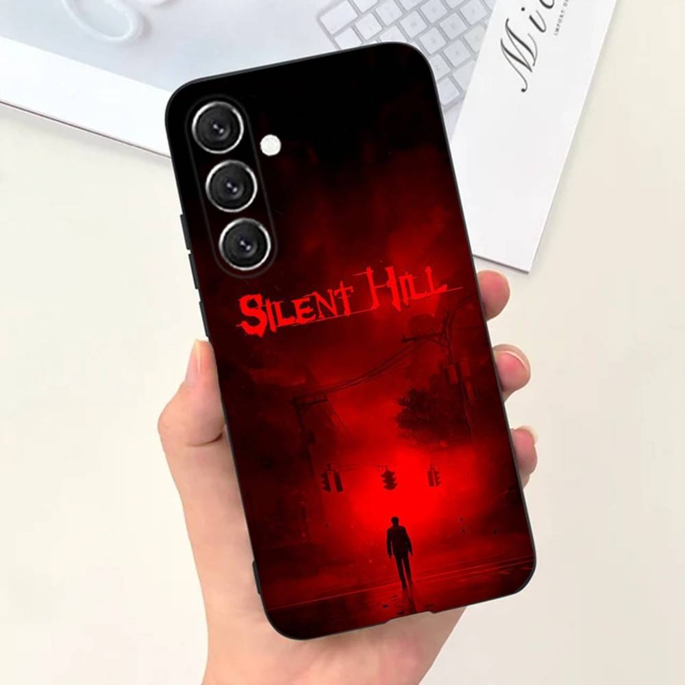 Игры ужасов Silent Hill Чехол для телефона Чехол для телефона Для Samsung S25,S24,S21,S22,S23,S30,Ultra,S20,Plus,Fe,Lite,Note,10,5G Черный Чехол