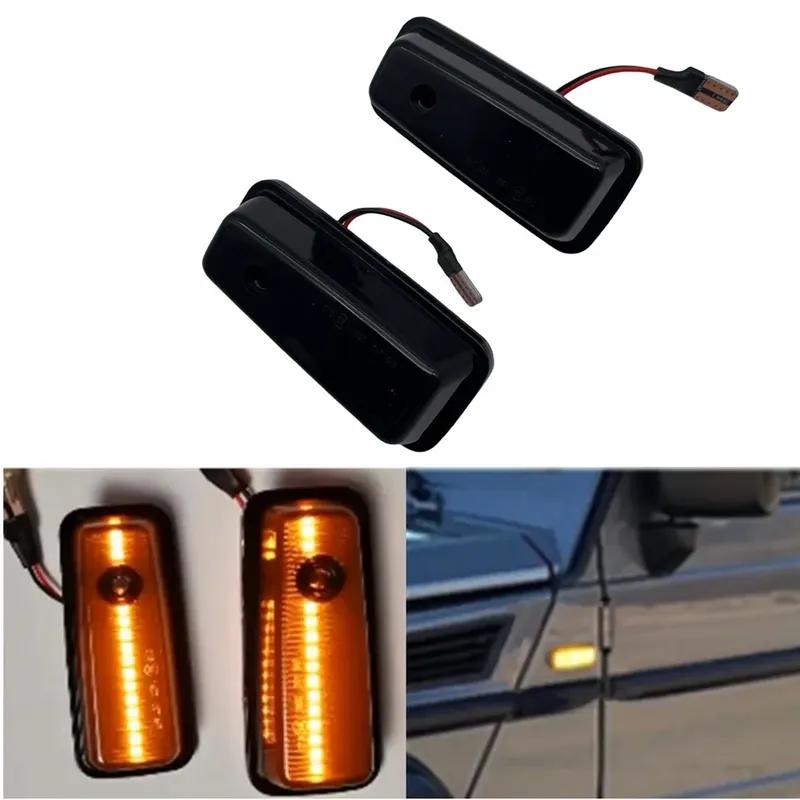 For Mercedes Benz G-Class W460 W463 W461 G500 G550 G55 G63 LED Blinker Sequential Lamp Dynamic Side Marker Turn Signal Lights