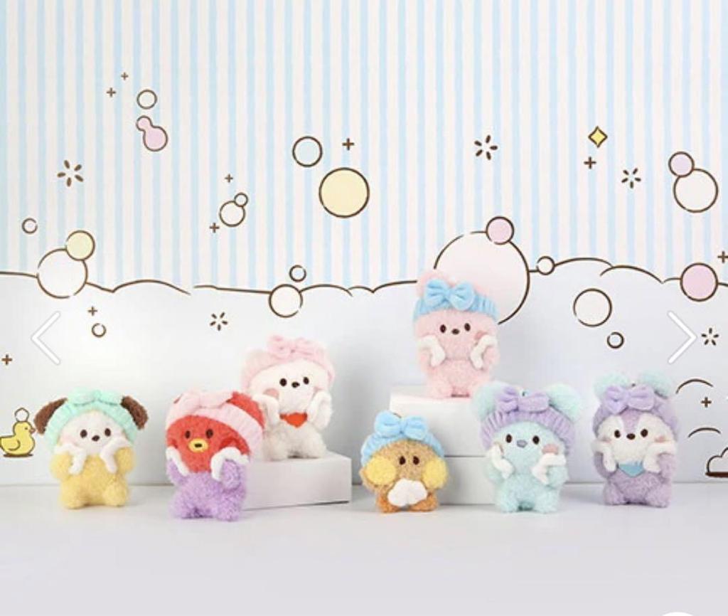BT21 - КУКЛЫ-БРЕЛКИ ДЛЯ КУПАНИЯ, Подлинные официальные товары, 75 X 45 X 90(мм), KPOP, KBeauty, бесплатные образцы