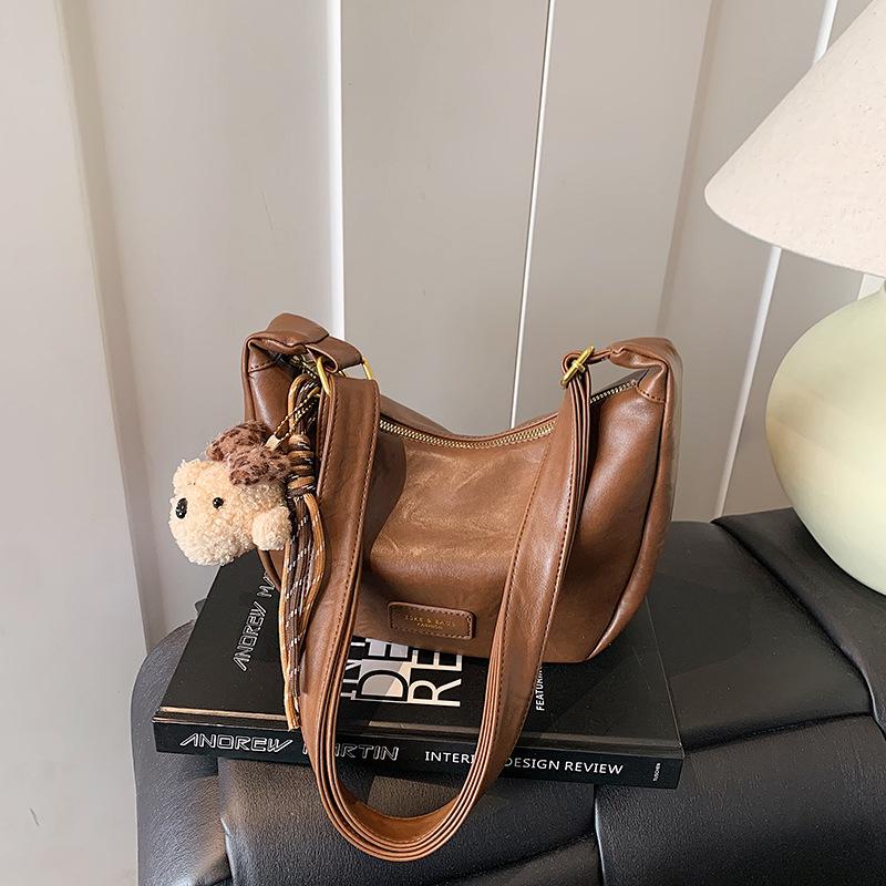 Сумка кроссбоди женская сумка 2025 новая трендовая высококлассная ретро-сумка женская сумка на плечо большая вместительность дорожная сумка-пельмень