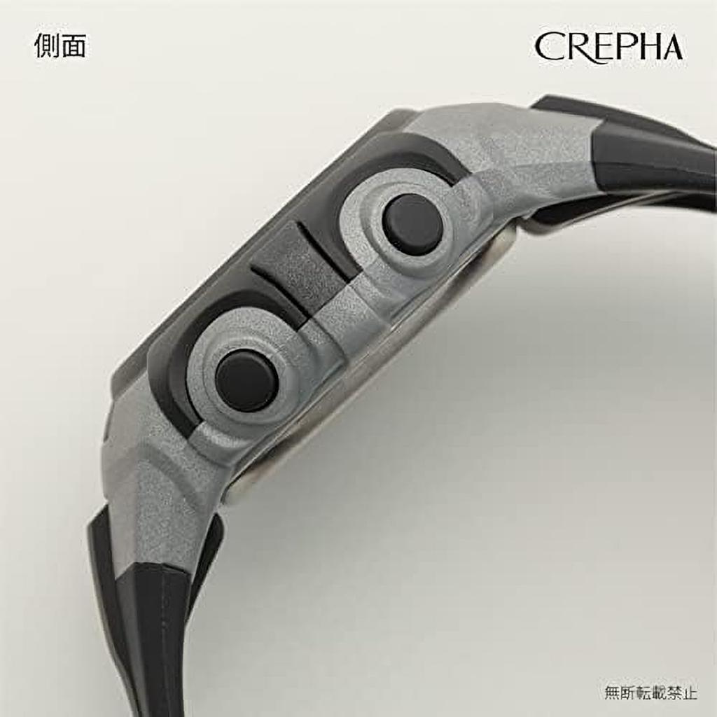Цифровые часы CREPHA Многофункциональные Водонепроницаемые для Повседневного использования Уретан Черный T-SPORTS (10 АТМ) Использование, Спортивный, Ремешок, Мужские, TS-D228-BK