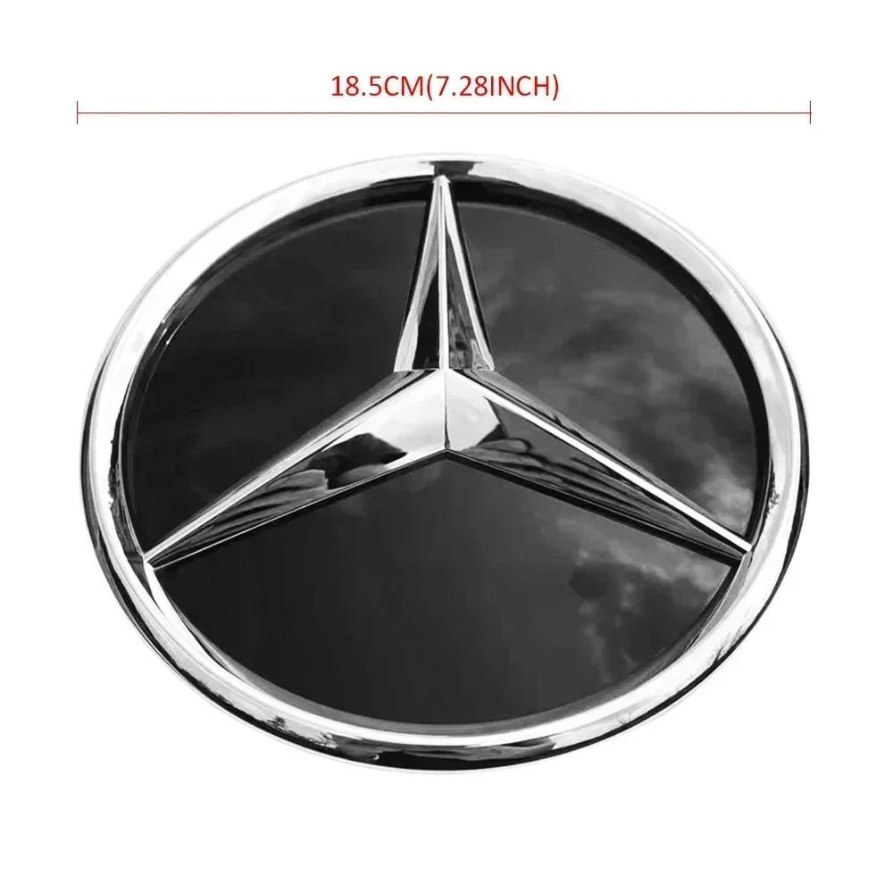 3D ABS logo The front grille star logo badge mirror bottom for Mercedes-Benz for Mercedes-Benz W177 X253 GLC/GLE-Class 2019-2021 PO3