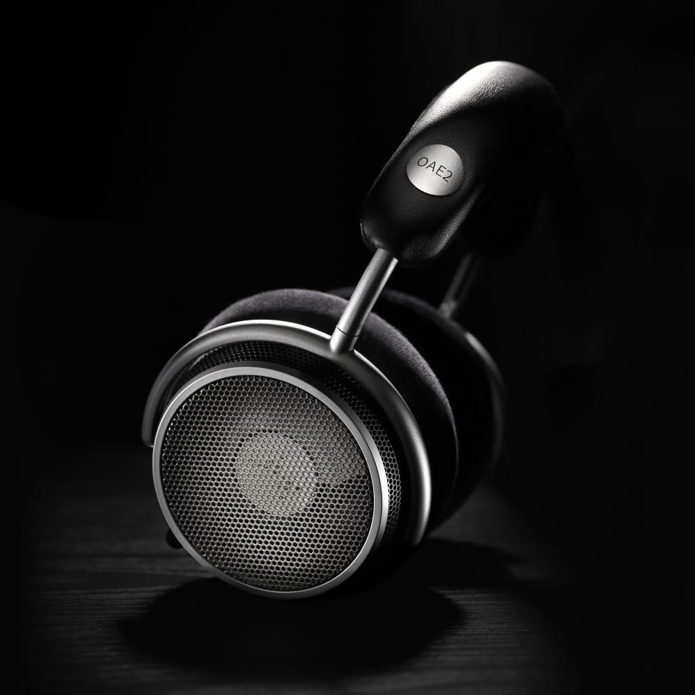 Grell Audio OAE2 [Открытые студийные наушники с технологией FSFM] 40-мм биоцеллюлозный диффузор, естественная локализация звука, 3,5 мм 3-полюсный/4,4