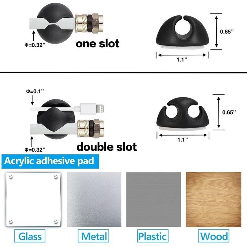 5/10/15 шт., зажимы для кабеля, органайзер для намотки кабеля, настольный органайзер для хранения проводов, зарядное устройство, держатель шнура для автомобиля, зарядка через USB-порт, планшет
