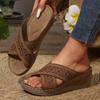 Новая летняя обувь сандалии женские нескользящая обувь для женщин шлепанцы женская обувь обувь на танкетке женская обувь больших размеров женские тапочки