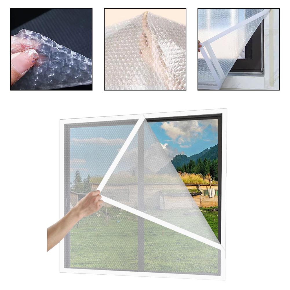 Heat Loss Prevention 120*150cm Bubble Wrap Film 4mm Thick PVC Comfortable Indoor Environment Dust Prevention Indoor Use