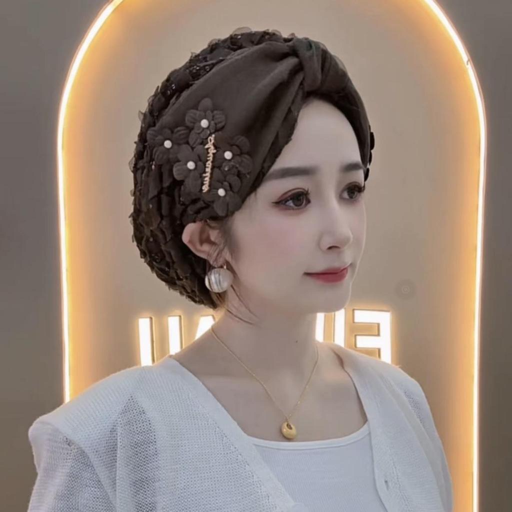 Модная шляпа и повязка на голову «Индийское лето» с узлом Тан