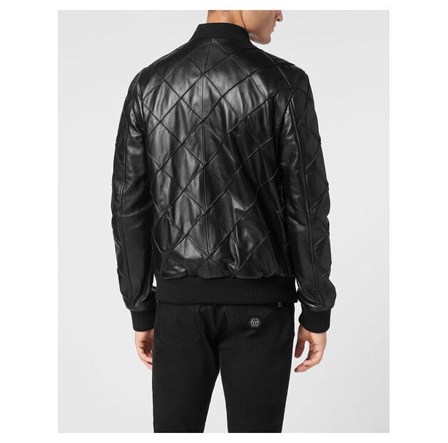 Куртка кожаная PHILIPP PLEIN 9483