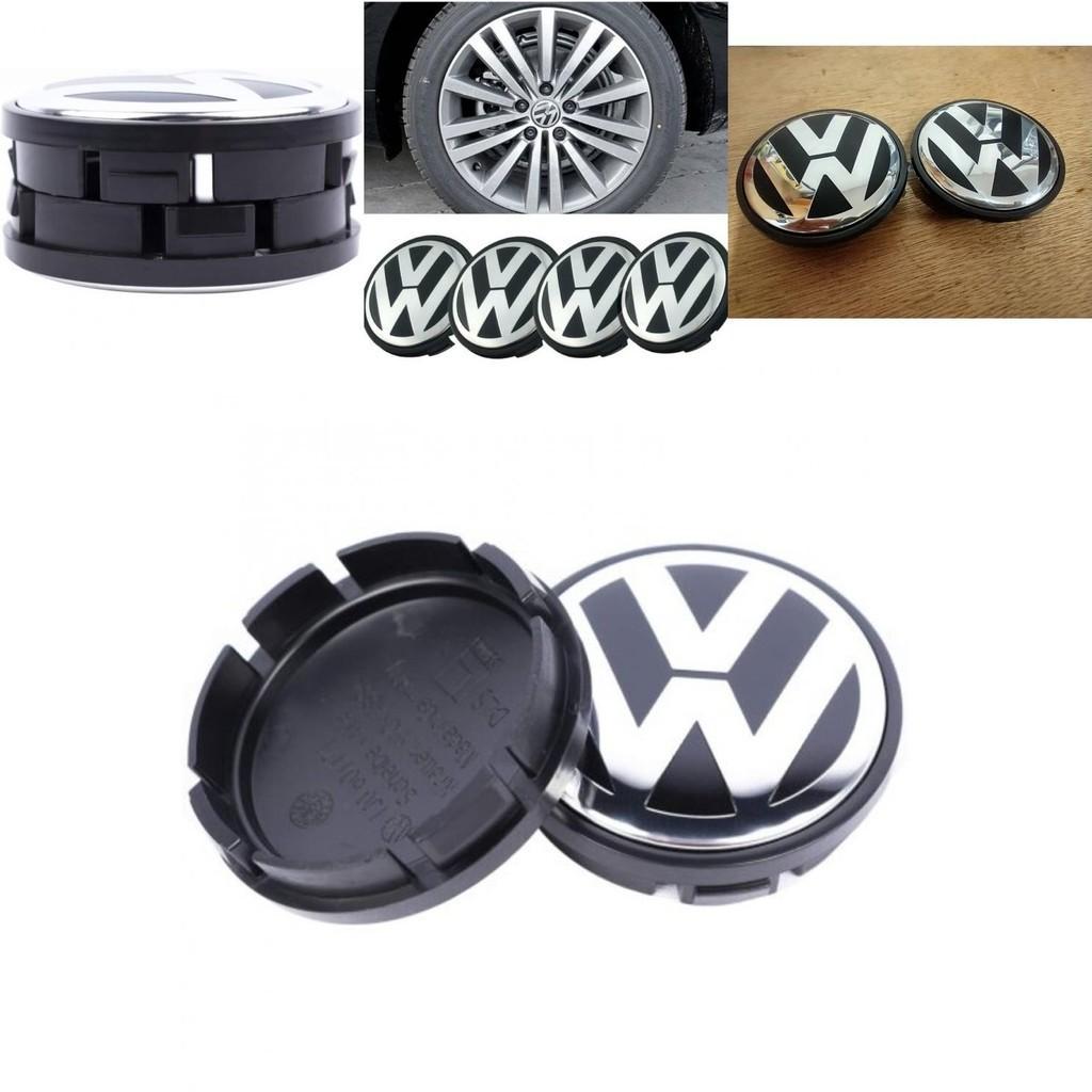 Volkswagen Hub Cover 2.6in High Gloss Finish Strong Abs Plastic Perfect Replacement For Lost Badges