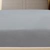 136206 vidaXL Drap-housse Jersey Gris 160x200 cm Coton