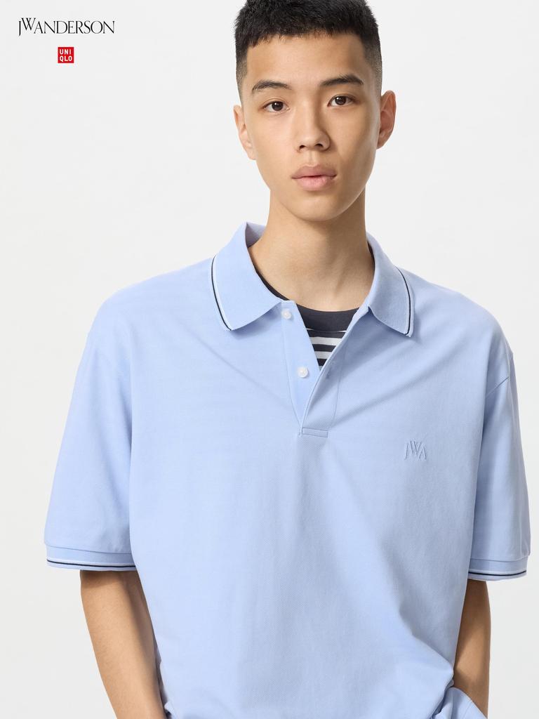 Uniqlo Dry Pique Polo Shirt  Tipping 