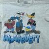 Винтажная Хип-Хоп Футболка Looney Tunes Whatever XS Таз Даффи Твити Мультфильм 90-х