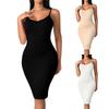 Женские обтягивающие сексуальные однотонные облегающие платья с подтяжкой талии и утягивающим эффектом на бедрах и животе
