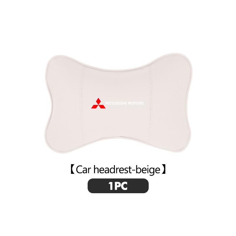 Car Universal Neck Pillow Protection Lumbar Headrest Backrest Cushion For Mitsubishi Outlander Lancer L200 ASX Pajero Grandis