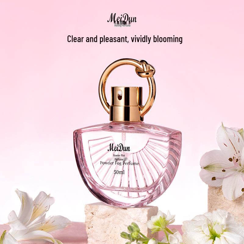 Meidon Golden Radiance Powder Mist: Long-Lasting Floral Fruity Eau De Toilette for Women